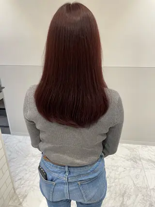 ミディアム カラー GPIP 近藤沙樹のヘアスタイル