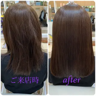 セミロング かしわや かなえのヘアスタイル