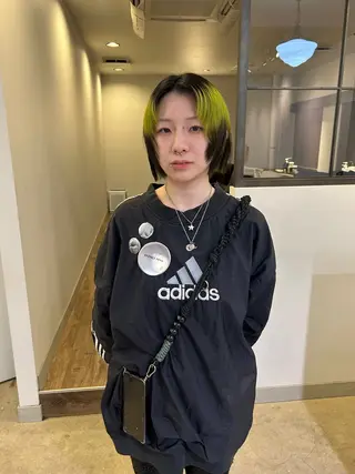 ショート 透明感カラー レイヤーカット りなのヘアスタイル
