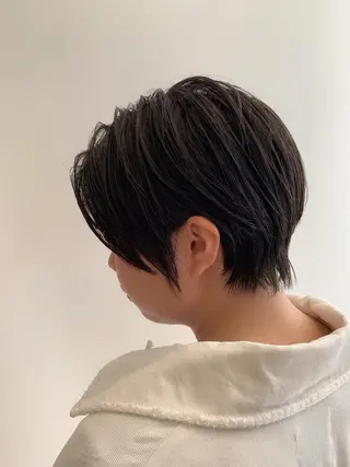 ショート 縮毛/ショート/ ボブ/レイヤー/小原のヘアスタイル