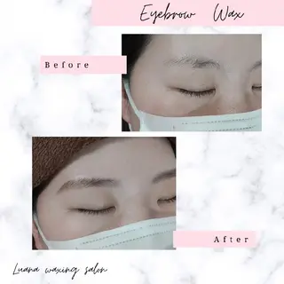 アイブロウ Luana wax 🐚根本のエステ・リラクイメージ