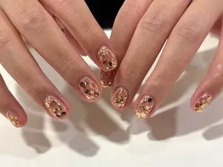 ネイル Lino中目黒 🎀 パラジェルのネイルデザイン