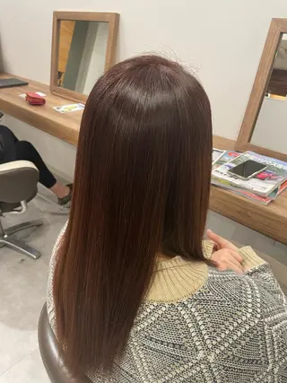 ロング カラー やまこし 美裕樹のヘアスタイル