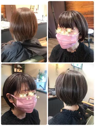 ショート カラー Ray hair 春日部のヘアスタイル