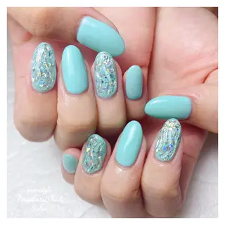 ミディアム ネイル 👑enen style👑のネイルデザイン