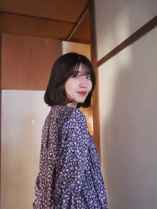 ミディアム 似合わせパーマ 🌼カンナのヘアスタイル