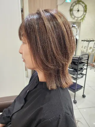 ミディアム カラー カラー特化🔥中村 和貴<Ash津田沼>のヘアスタイル