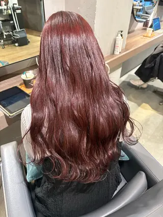 カラー 🎀西川芽依/ 暖色カラー🎀のヘアスタイル