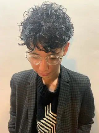 メンズ 丹羽大喜 縮毛矯正/美髪矯正のヘアスタイル