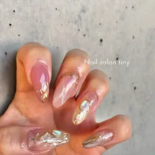 ネイル Nail salon tiny🩵のネイルデザイン