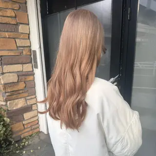 ロング カラー 暖色カラー/ブリーチ 🎀オビツメイ🎀のヘアスタイル