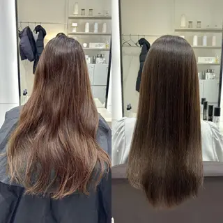 ロング EIGHT plum TOKIOリミテッドのヘアスタイル