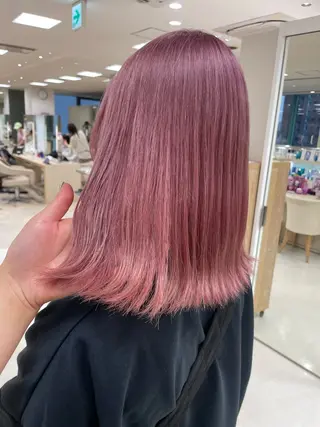 ミディアム カラー ヘアアレンジ 🍒KIKUCHI KANAE🍒のヘアスタイル