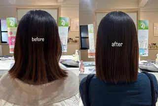 ミディアム 八木 聖華のヘアスタイル