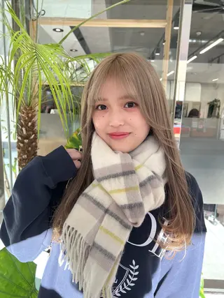 セミロング カラー 🍀お悩み改善憧れの 美髪 小林風雅のヘアスタイル