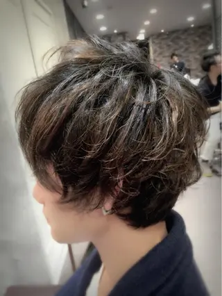 ミディアム カラー メンズ イメチェン☆丁寧接客 田中 優貴のヘアスタイル