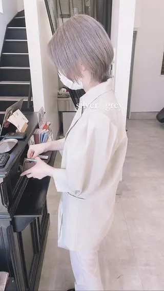 ショート 河内 元伸のヘアスタイル