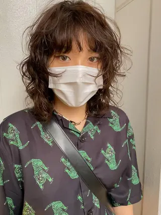ミディアム パーマ 蔵前 デザインカット KOBAYASHIのその他イメージ