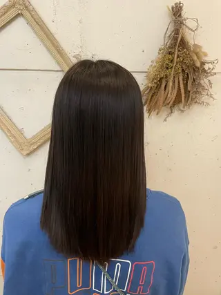 セミロング いまじゅく あおいのヘアスタイル