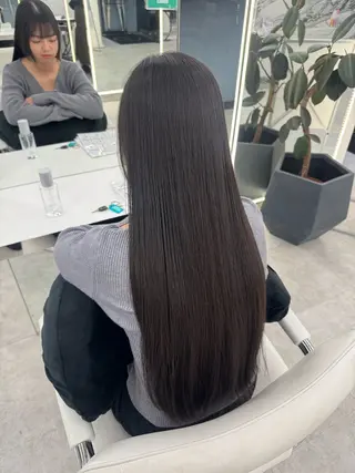 ロング 韓国 /透明感/サキナのヘアスタイル