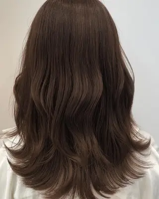 セミロング カラー ヘアアレンジ レイヤーカット/ 田中 しょうのヘアスタイル