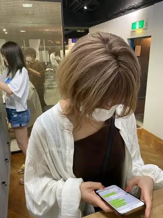 ショート カラー 低ダメージパーマ ケアパーマ/武田明大のヘアスタイル