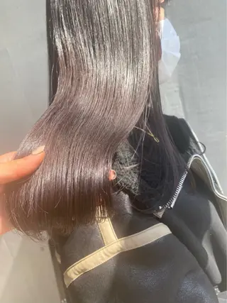ロング カラー フクダ レンのヘアスタイル