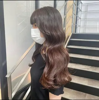 ロング カラー パーマ ヘアアレンジ メンズ キッズ stylist 🌸 kana.のヘアスタイル