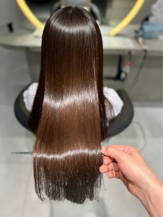 ロング カラー Lond ulu 佐渡優のヘアスタイル