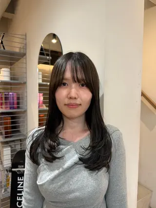 ロング 田井 珠利斗のヘアスタイル