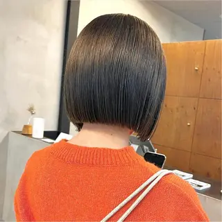 ショート カラー パーマ ヘアアレンジ メンズ キッズ ネイル マツエク・マツパ アイブロウ 前川 朋香のヘアスタイル