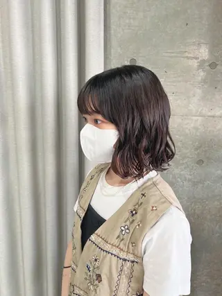 パーマ ボブパーマコテ巻き風 パーマNo1深江秀平のヘアスタイル