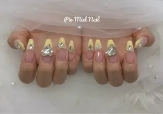 ネイル HANA 長さだしのネイルデザイン