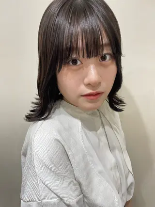 ミディアム 韓国風パーマ/ヘア セット/店長みづきのヘアスタイル