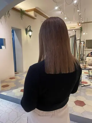 セミロング 土屋 美賀のヘアスタイル