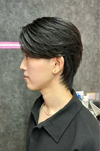 ショート カラー メンズ メンズスタイリスト 前田雄輝のヘアスタイル