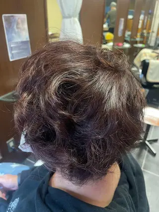 ショート カラー パーマ かな 🐹のヘアスタイル
