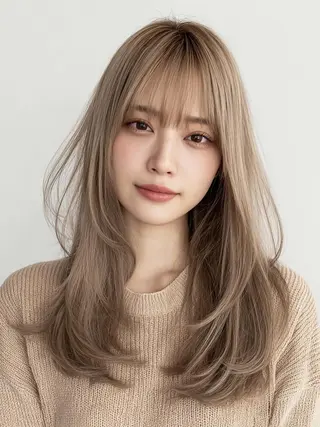 ミディアム ❄️透明感カラー❄️ メンズ✂️TOWAのヘアスタイル