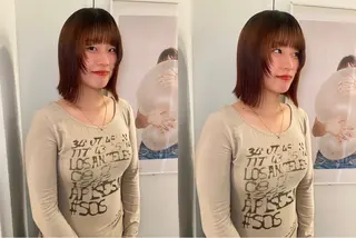 ミディアム カラー riria/ボブ /ショート/レイヤーのヘアスタイル