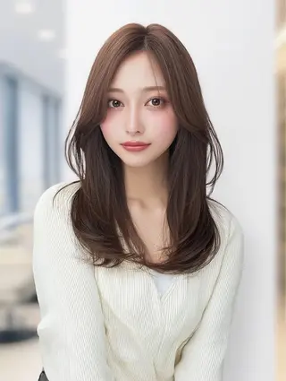 ロング liberte(リベルテ)所属・🤍韓国髪質改善🤍 クメユウキのヘアスタイル