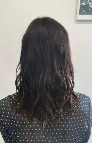 ミディアム カラー パーマ ショート/韓国ヘア Moto✂︎のヘアスタイル