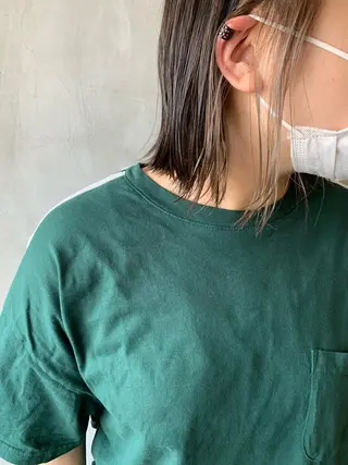 ショート カラー なかの たくみのヘアスタイル