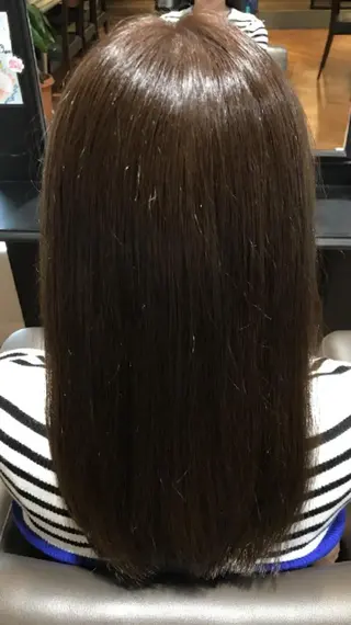カラー ミディアム 三好 麻美のヘアスタイル