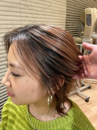 ミディアム 山本 貴之のヘアスタイル