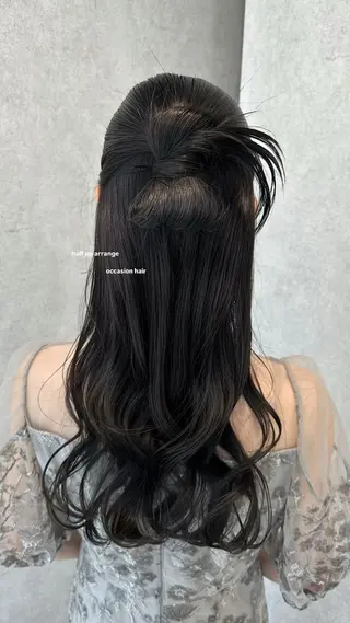 ロング ヘアアレンジ 韓国レイヤーカット/ 艶カラー/ noaのヘアスタイル