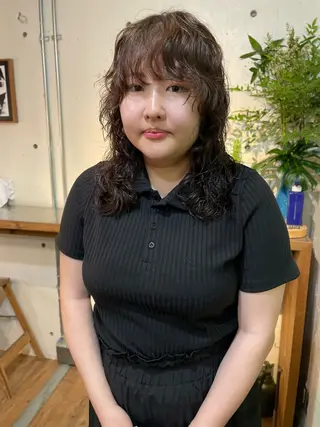 ロング パーマ YUKI 新宿カット パーマ/カラーのヘアスタイル