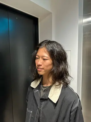 ショート パーマ メンズ 【パーマ率90%】 サエキカズマのヘアスタイル