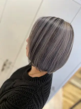 ミディアム カラー ❁⃘ ち だ り さ ❁⃘のヘアスタイル