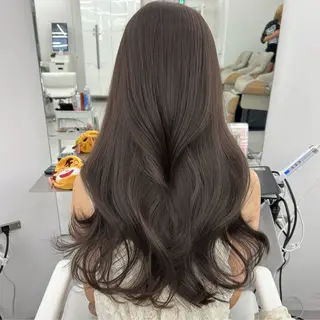 ロング カラー 透明感カラー 古山 結季🌙🖤のヘアスタイル