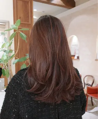 カラー ヘアカラー/銀座 /青山紗弥華のヘアスタイル